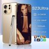 Wholesale Trade Brand New  Android Smart Phone S23 Ultra Dual Nano SIM Android Version Ready In Stock